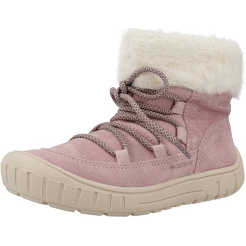 Scarpe Bambina Stivali Geox B OMAR Rosa