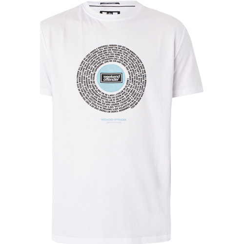 Abbigliamento Uomo T-shirt maniche corte Weekend Offender Maglietta grafica supersonica Bianco