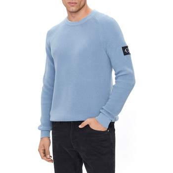 Abbigliamento Uomo Maglioni Calvin Klein Jeans - Maglione celeste J30J323989-CFF Blu