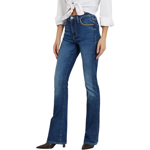 Abbigliamento Donna Jeans bootcut Guess SEXY FLARE W4YA0L D5926 Blu