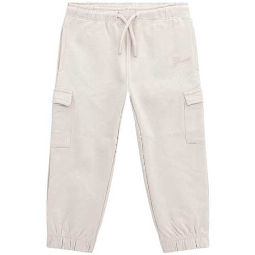 Abbigliamento Bambino Pantalone Cargo Guess Pantalone in felpa modello cargo K4YQ12KA6R3 Beige