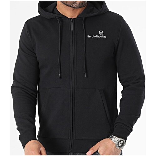 Abbigliamento Uomo Felpe Sergio Tacchini Felpa zip 40523 - Uomo Nero