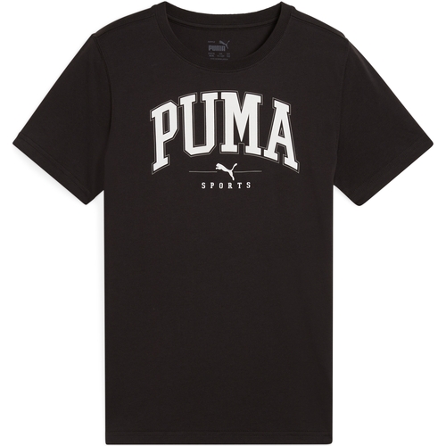 Abbigliamento Bambina T-shirt maniche corte Puma 240857 Nero