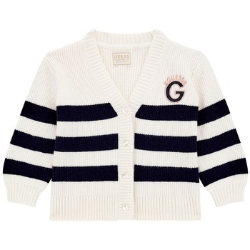 Abbigliamento Bambino Gilet / Cardigan Guess Cardigan in cotone. K4YR06Z3FU0 Bianco