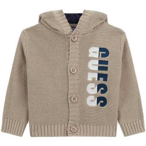 Abbigliamento Bambino Felpe Guess Cardigan cappuccio I4YR00Z2NN0 Beige