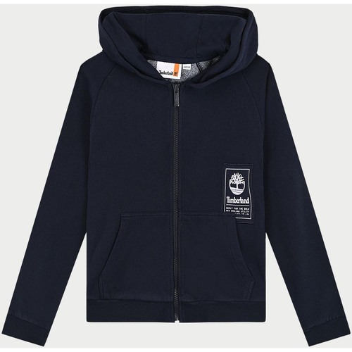 Abbigliamento Bambino Felpe Timberland Felpa bambino  con zip e cappuccio Blu