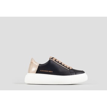 Scarpe Donna Sneakers Alexander Smith ECO-GREENWICH WOMAN BLACK GOLD Nero