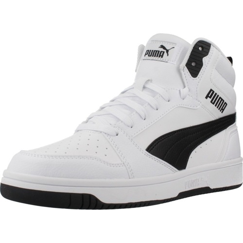 Scarpe Bambino Sneakers Puma REBOUND V6 MID JR Bianco