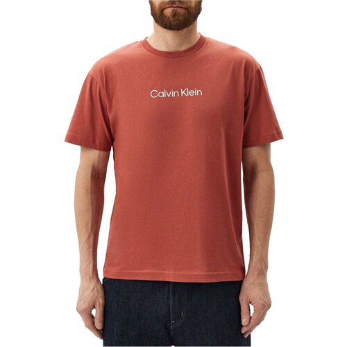 Abbigliamento Uomo T-shirt maniche corte Calvin Klein Jeans maniche corte K10K111346 - Uomo Rosso