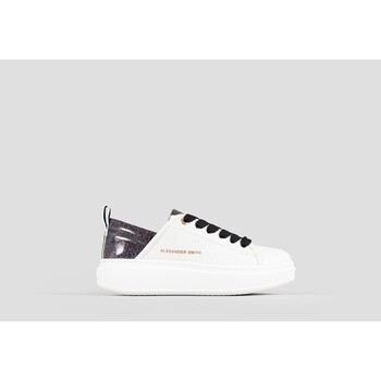 Scarpe Donna Sneakers Alexander Smith ECO-WEMBLEY WOMAN WHITE BLACK Bianco