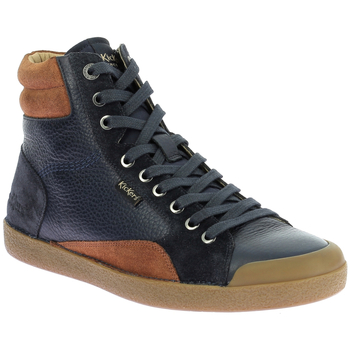 Scarpe Uomo Sneakers alte Kickers Kick Tune Blu