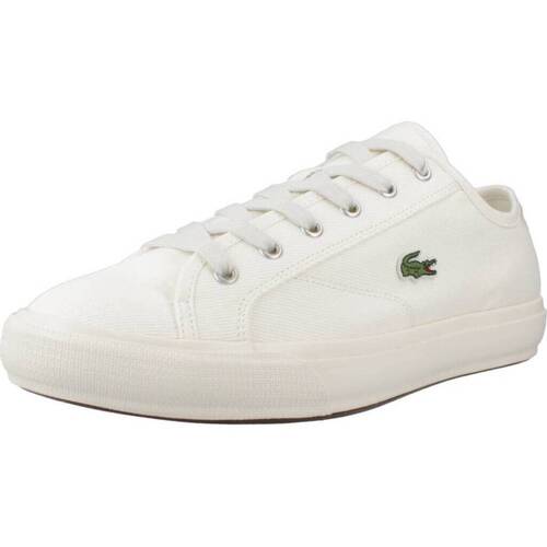 Scarpe Uomo Sneakers Lacoste BACKCOURT TEXTILE Bianco