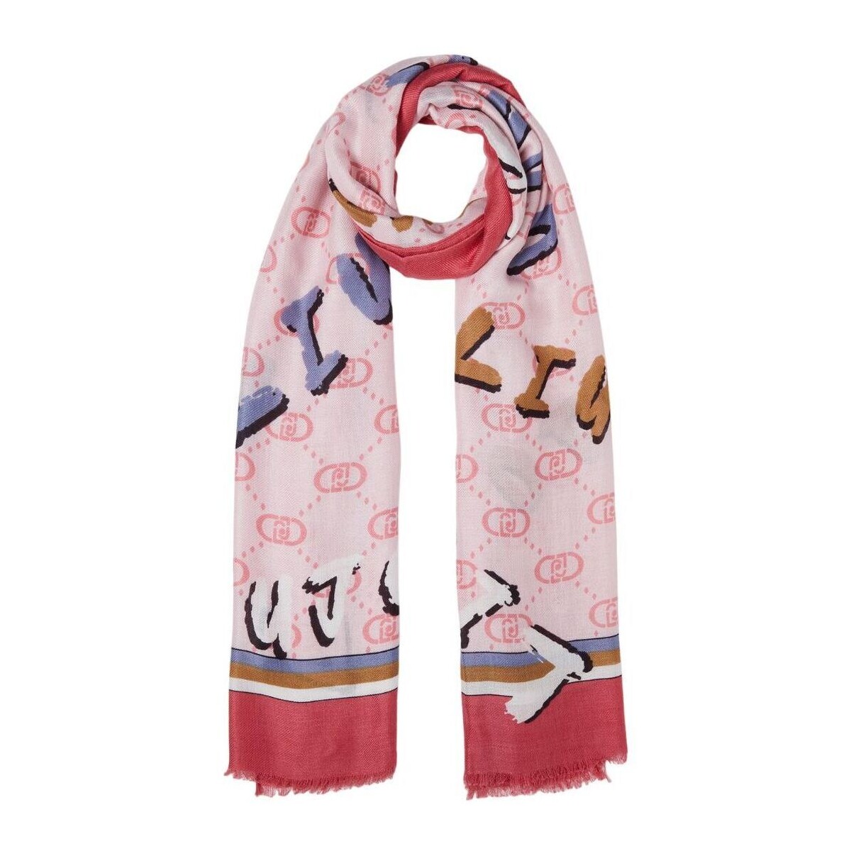 Accessori Donna Sciarpe Liu Jo Manhattan 2F4099T0300 Rosa