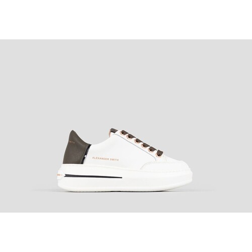 Scarpe Donna Sneakers Alexander Smith LANCASTER WOMAN WHITE MILITARY Bianco