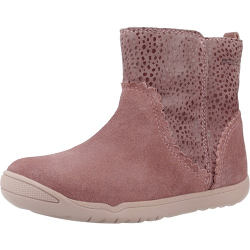 Scarpe Bambina Stivali Geox B MACCHIA Rosa