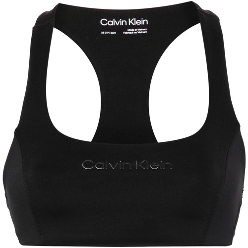 Biancheria Intima Donna Brassiere Calvin Klein Jeans SPORTS BRA Nero