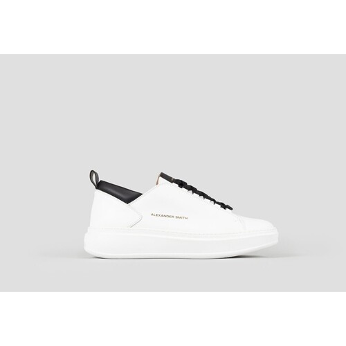 Scarpe Uomo Sneakers Alexander Smith WEMBLEY MAN WHITE BLACK Bianco