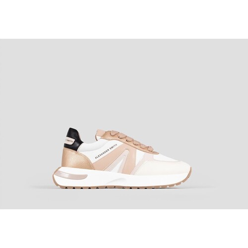 Scarpe Donna Sneakers Alexander Smith HYDE WOMAN WHITE COPPER Bianco