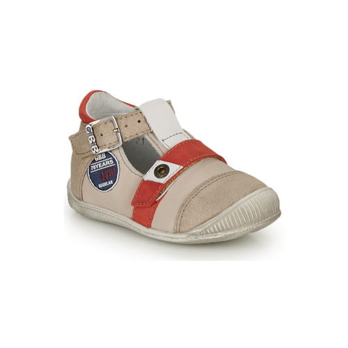 Scarpe Bambino Sandali GBB STANISLAS Beige / Rosso