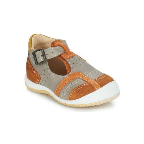 Scarpe Bambino Sandali GBB SIGMUND Taupe / Cognac