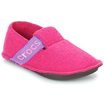 Scarpe Unisex bambino Pantofole Crocs CLASSIC SLIPPER K Rosa