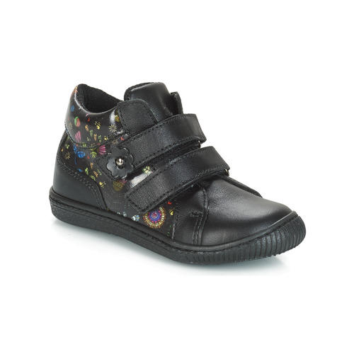 Scarpe Bambina Sneakers basse Citrouille et Compagnie JUPETTE Nero / Fleurs