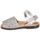 Scarpe Bambina Sandali Citrouille et Compagnie SQUOUBEL Argento