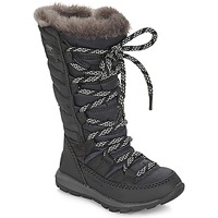 Scarpe Unisex bambino Stivali da neve Sorel CHILDREN'S WHITNEY LACE Black