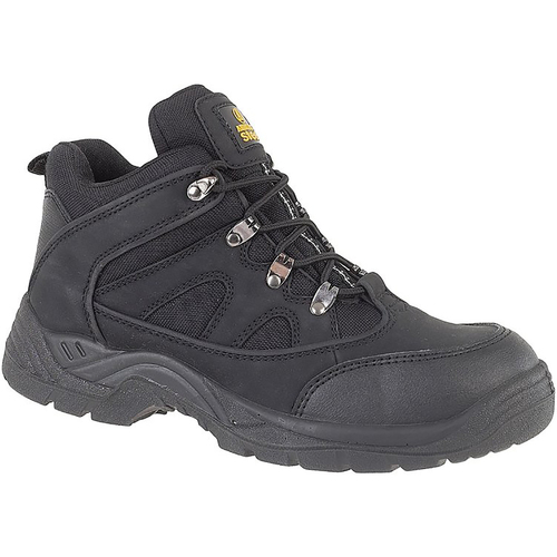 Scarpe Stivali Amblers FS151 BLACK MID BOOT SB-P Nero