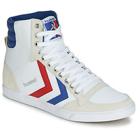 Shoes High top trainers hummel TEN STAR HIGH CANVAS White / Blue / Red