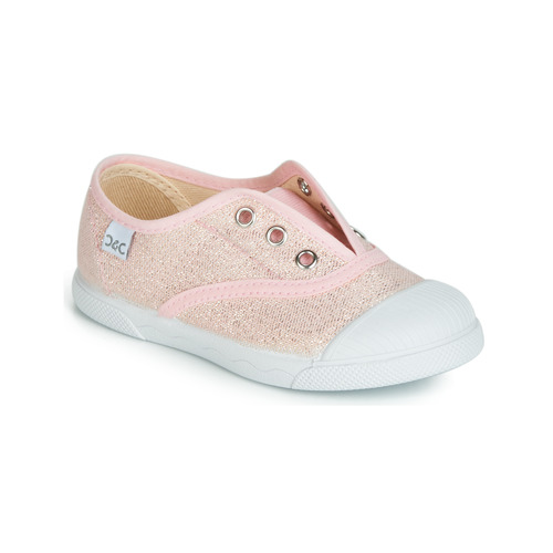 Shoes Girl Low top trainers Citrouille et Compagnie RIVIALELLE Pink / Metallic