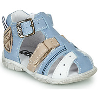 Shoes Boy Sandals GBB BYZANTE Blue / Grey