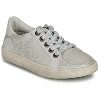 Shoes Girl Low top trainers Kickers LYKOOL Grey / Silver / Leopard