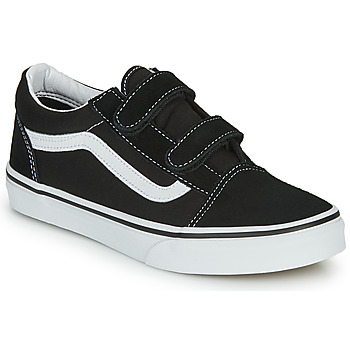 Shoes Children Low top trainers Vans OLD SKOOL V Black / White