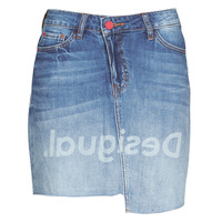 Clothing Women Skirts Desigual LOG Blue