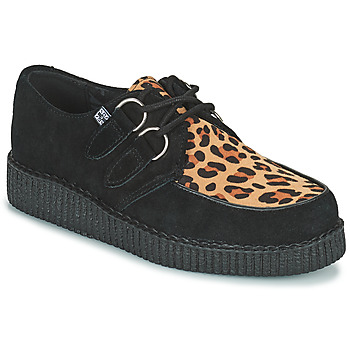 Shoes Derby shoes TUK LOW FLEX ROUND TOE CREEPER Black / Leopard