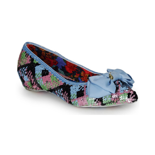 Shoes Women Ballerinas Irregular Choice MINT SLICE Pink / Blue