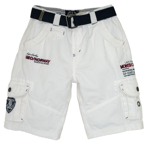 Clothing Boy Shorts / Bermudas Geographical Norway POUDRE White