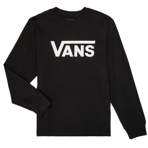 Clothing Children Long sleeved shirts Vans BY VANS CLASSIC LS Black