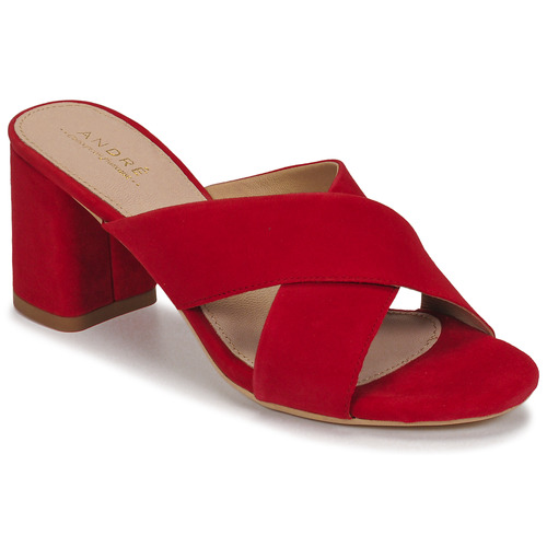 Shoes Women Mules André JULITTA Red