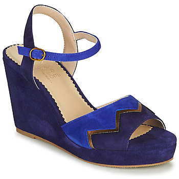 Shoes Women Sandals André LA JONGLEUSE Blue