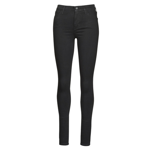 Clothing Women Skinny jeans Levi's 720 HIRISE SUPER SKINNY Black