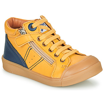 Shoes Boy High top trainers GBB ANATOLE Yellow