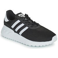 Shoes Children Low top trainers adidas Originals LA TRAINER LITE C Black / White