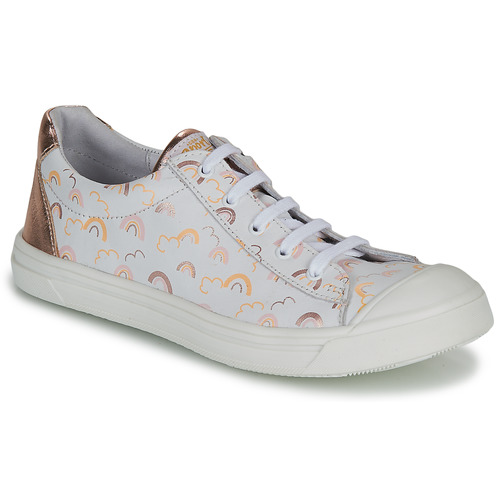 Shoes Girl Low top trainers GBB MATIA White / Pink