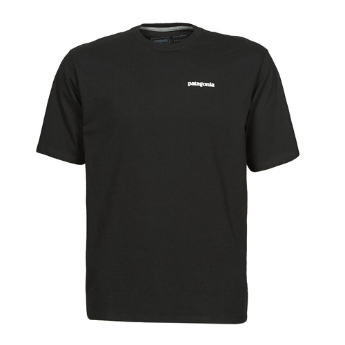 Clothing Men short-sleeved t-shirts Patagonia M's P-6 Logo Organic T-Shirt Black