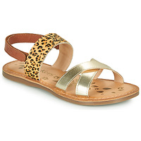 Shoes Girl Sandals Kickers DYACROSS Gold