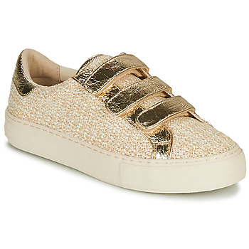 Shoes Women Low top trainers No Name ARCADE STRAPS Beige / Gold