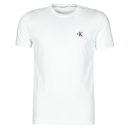 Clothing Men short-sleeved t-shirts Calvin Klein Jeans YAF White