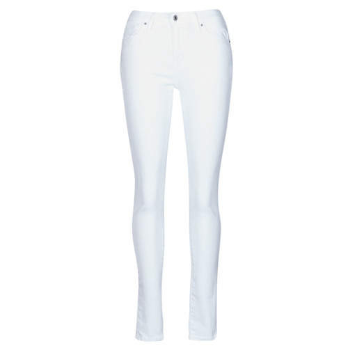 Clothing Women Skinny jeans Levi's 721 HIGH RISE SKINNY White